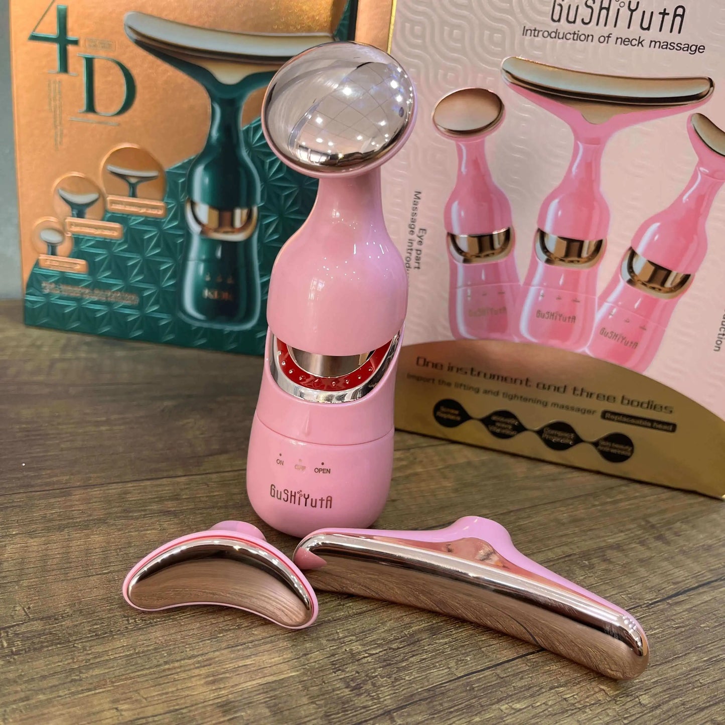 جهاز رفع و نحت وتدليك الوجه والعناية بالبشرة  3في 1